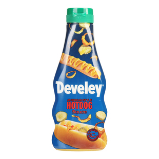 德维利芥末热狗酱250ml德国进口汉堡酱调味蘸酱三明治炸鸡酸甜酱