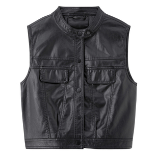 海宁真皮皮衣女款爆款2026新款时髦洋气女士绵羊皮马甲外套上衣潮