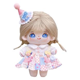 20cm娃衣棉花娃娃衣服现货洛丽塔库洛米白菜价裙子可爱玩偶女生礼