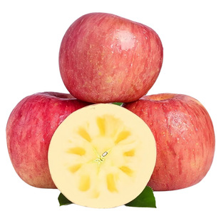 正宗优选山西红富士苹果脆甜爽口带果香果园直采好吃停不下来包邮