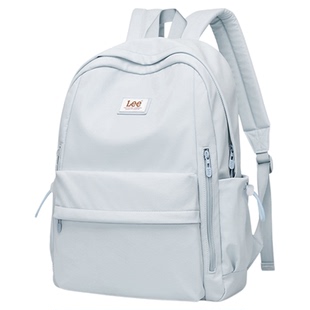Lee新款双肩包女背包高中学生初中上课书包时尚森系大容量旅行包