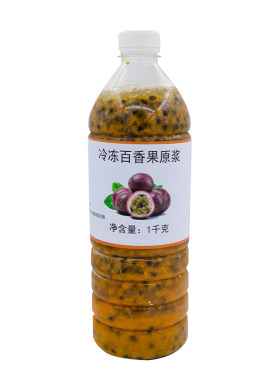 越南巧源百香果汁原浆饮料非浓缩冷冻百香果酱饮品奶茶店商用原料