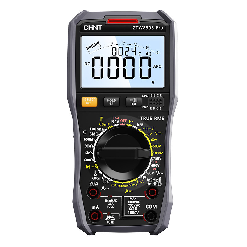 正泰语音万用表数字高精度智能防烧电工专用家电维修汽修890DPro