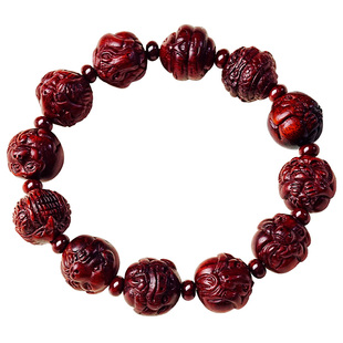 宫里上新小叶紫檀手串男款生肖手链木质冷门文玩盘玩生日礼物男生