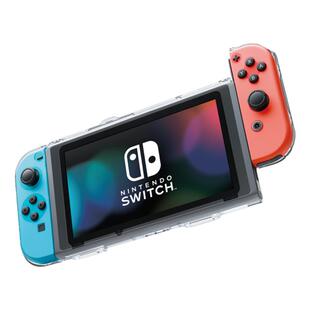 HORI 任天堂Switch主机手柄透明保护壳外加黑色支架 NS配件保护套包邮