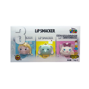 LipSmacker迪士尼系列盈润护唇膏润唇膏3支装（口味随机发货）
