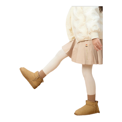 巴拉巴拉儿童雪地靴女童加绒短靴