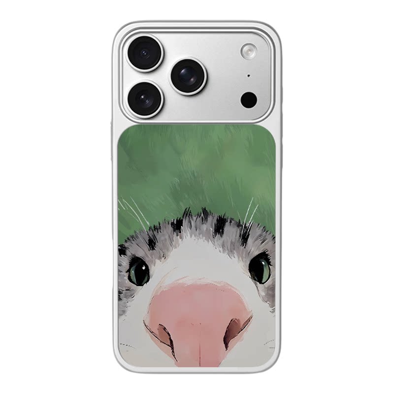 趣味仓鼠适用于苹果17promax新款手机壳iPhone air/16pro/15plus14玻璃13pro小众手机套12男女冰感肤感小米17