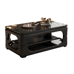 贵焱新款旗舰取暖茶几升降电暖炉桌烤火桌子家用电暖桌电热烤火炉