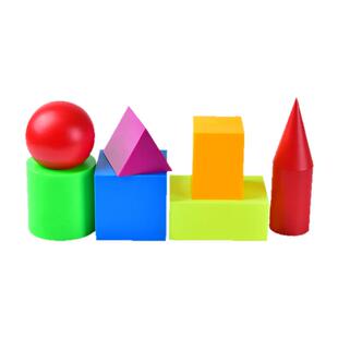 教诚小学数学立体几何形体演示模型教具正方体特殊长方体大四棱柱