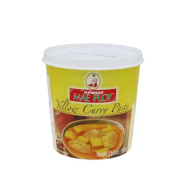 泰娘黄咖喱酱1kg*12罐泰式黄咖喱海鲜贝类肉类用料 咖喱鱼蛋专用