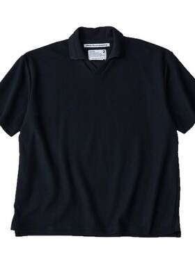 白山/White Mountaineering26春夏男士职场通勤短袖POLO衫银泰
