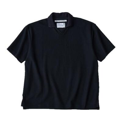 白山/White Mountaineering26春夏男士职场通勤短袖POLO衫银泰