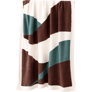 BERKSHIRE伯克希尔 半边绒户外披毯四季露营保暖装饰毯午睡毯毛毯