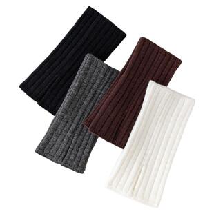 亚文化灰色袜套堆堆袜秋冬防滑微喇叭型开叉腿套配鲨鱼裤加厚保暖