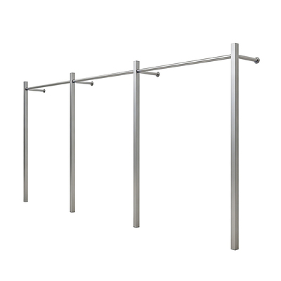 壁挂不锈钢服装店婚纱衣架