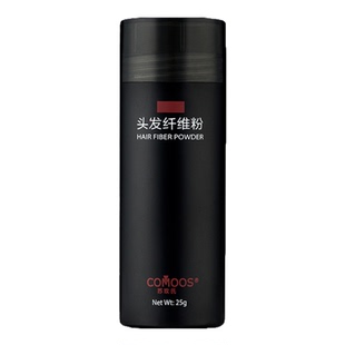 苏玫氏头发纤维粉头顶稀疏发际线补发神器25g黑色植物纤维填充