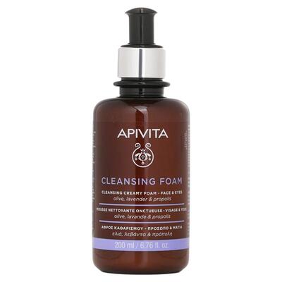 APIVITA艾蜜塔-橄榄薰衣草眼部面部洁面乳 洗面奶 卸妆乳200ml