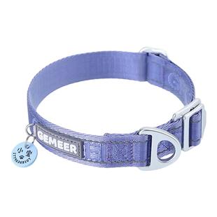 GEMEER反光狗狗项圈刻字狗牌定位器小型犬中型犬大型犬宠物狗脖圈