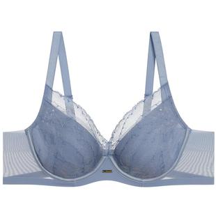 爱慕简韵内衣女4/4软钢圈悬浮薄杯大胸显小薄大码文胸AM13A701