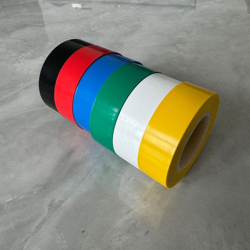 绝缘电工胶带空调扎带管道缠绕膜保温pvc橡塑黑色胶布电线背胶