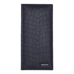 稻草人钱包男士羊皮长款2025新款商务潮流青年钱夹大容量零钱卡包