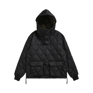 国内现货 Taion 106PML 25AW 军事绗缝套头连帽轻薄羽绒服外套潮