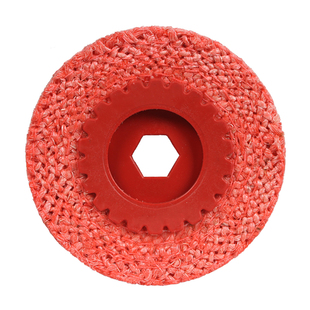 抛光片红麻轮4寸不锈钢毛刺拉丝打磨片角磨机抛光麻轮胶芯剑麻布