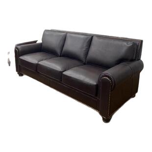 2025美式复古大巴顿沙发复古擦色做旧全真皮网红沙发1+2+大3人位