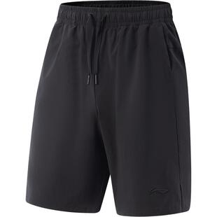 李宁短裤官方正品运动短裤男款夏季防晒防泼水裤子凉爽速干短裤