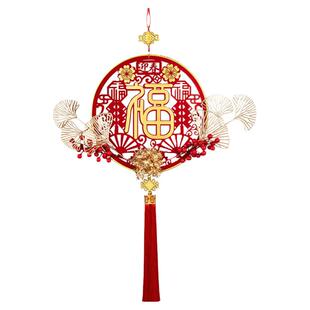 摇头财神爷挂件龙年新春挂饰中国结亚克力福字挂件过年装饰发财果