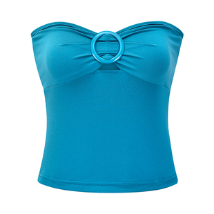 Go Girl Go 自制复古欧美风性感辣妹短款抹胸背心外穿上衣女夏季