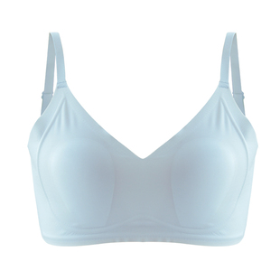 INNER YES兔耳朵超薄!无痕内衣女士夏季薄款文胸大胸显小2025新