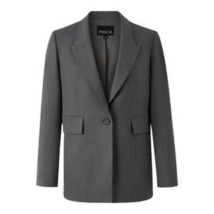 【零染+羊毛】PRICH简约商务西装2025春季新款通勤外套正装女
