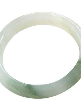 天然新疆天山翠飘花正圈手镯