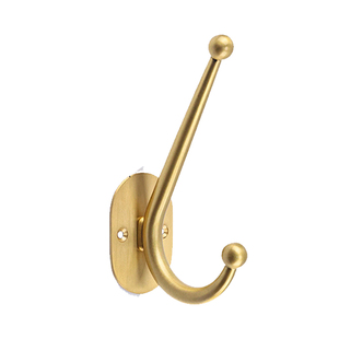 铜匠师入户门挂衣钩高级壁挂衣服挂钩衣柜墙上浴室免打孔无痕粘钩