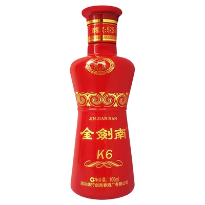 【酒厂直营】剑南春 金剑南K6 52度100mL