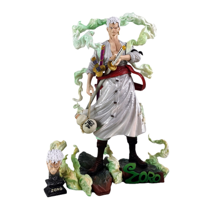 One Piece动漫周边摆件雕像双头尼卡索隆手办模型二次元潮玩礼物