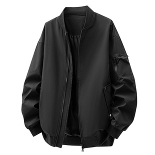 回力美式飞行夹克棉衣男冬季2025新款加厚保暖行政棒球服工装外套