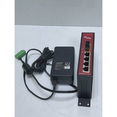 Interlogix MC2504T1FS 4Port Fast Ethernet Media Converter