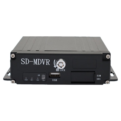 4路8路高清1080P车载录像机H265格式SD卡储存校车公交车监控mdvr