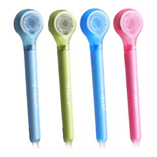 乐普升笔式修正带可换替芯学生用网红黑科技涂改乐普生大容量改错可爱女生静音按动改字休正纠正迷你小型便携