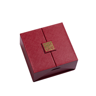 平安喜乐红色礼品盒高档玉石翡翠手串文玩包装盒子高级感礼物盒