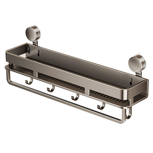 吸盘置物架卫生间免打孔神器浴室洗手间洗漱台厕所壁挂墙上收纳架