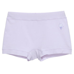 少女平角内裤女纯棉抗菌中学生初中生高中生四角短裤中腰大童底裤