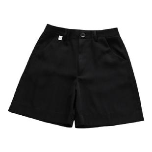 LF原创设计日系jk/dk制服正版黑色基础款百搭西裤短裤男女款夏季