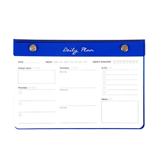 卡杰新款亚克力便签本简约ins风周计划打卡表便携式可撕便签本高颜值备忘录创意计划本高颜值日计划本可定制