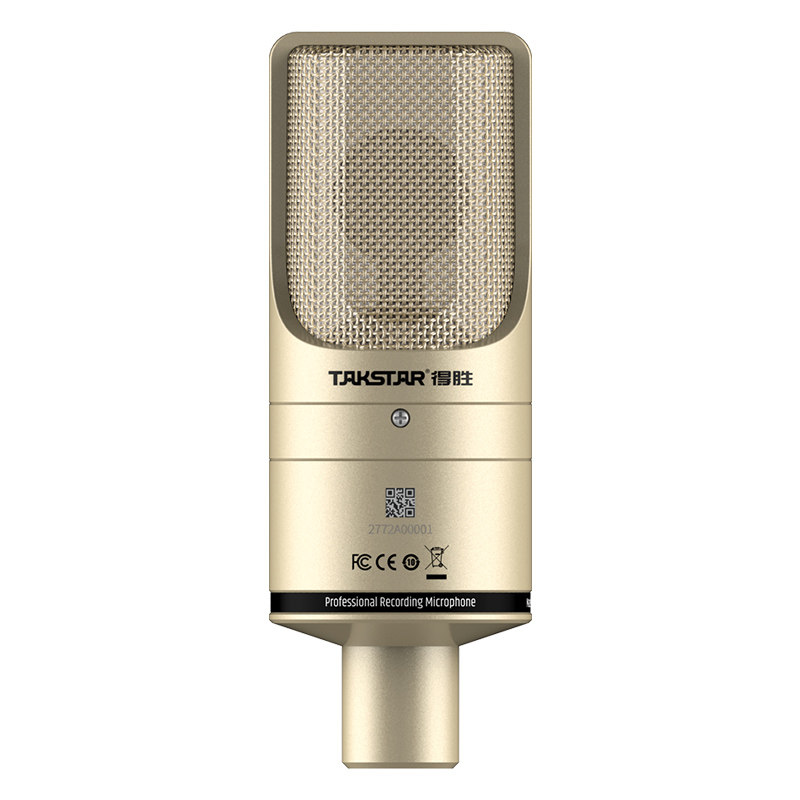 Takstar/得胜 PC-K200电容麦克风手机电脑直播K歌声录音话筒正品