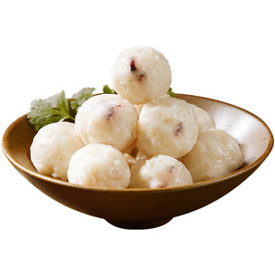 金江之星台湾花枝丸潮汕正宗墨鱼丸墨斗章鱼丸子商用烧烤火锅食材