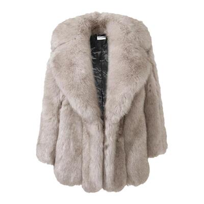 【甄品精选】YSL圣罗兰 女士人造皮草上衣外套 755451 Y9H07